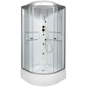 Душевая кабина Deto L 510 100х100 с гидромассажем и электрикой